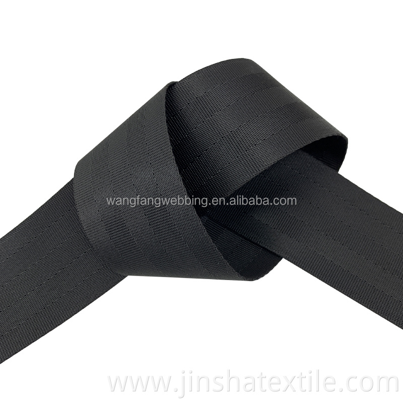 wholesale high strength 50mm safety belt polyester webbing for car seat belt